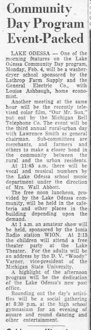Lake Theatre - JAN 1957 ARTICLE (newer photo)